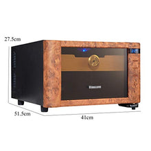 Ljf Sigaro Humidors Cigar Cabinet Termostatico Cigar Machine House Cigar Box Risparmio energetico Mute con igrometro Regalo (Color : Black, Size : 27.5 * 41 * 51.5CM)
