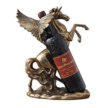 YLCJ Portabottiglie da Vino da Tavolo a Cavallo, portabottiglie per Vino, Scultura da scaffale, Decorazione Domestica Pratica, Artigianato in Resina per Regalo di inaugurazione della casa