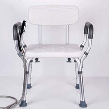 Sgabello da Doccia Regolabile Antiscivolo con braccioli Old Man Vasca da Bagno Sedile del Water Sgabello Sgabello da Doccia Vecchio Sedile del Bagno Lavaggio del Bagno Sedie a rotelle, Facile da USA