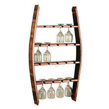 Elegante Portabottiglie da Vino Sottosopra Portabottiglie in Legno Massello Appeso Portabottiglie da Vino per Uso Domestico Soggiorno Portabicchieri Alto Creativo, HJJ