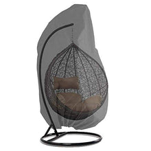 YCHK Copertura per Sedia a Dondolo, Impermeabile, Antipolvere, per Patio, Patio, Sedia a Dondolo D'uovo, Sedia Galleggiante (Grey)