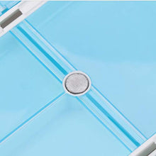 HEALLILY contenitore per pillole 2 pezzi portatile 7 scomparti porta pillole contenitore per medicinali per vitamine pillole grandi e piccole e farmaci perfetti per viaggiare all'aperto (blu)