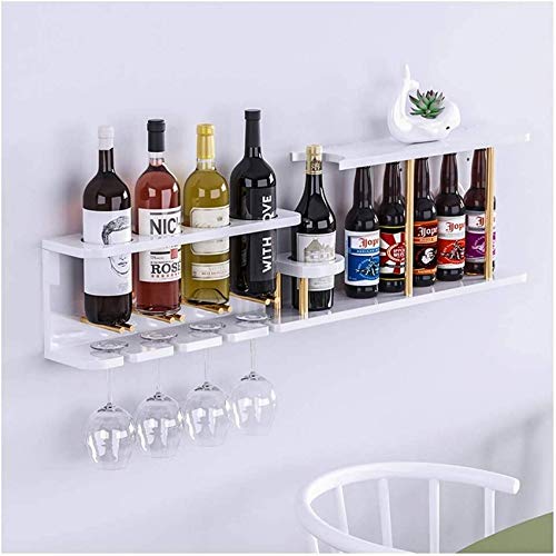 ZHXYY Portabicchieri Creativo per Ristorante, attaccapanni a Testa in Giù, Appendiabiti da Parete per Soggiorno, Supporto da Parete per armadietto da Vino, portabottiglie Leggero (Dimensione: A)