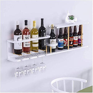 ZHXYY Portabicchieri Creativo per Ristorante, attaccapanni a Testa in Giù, Appendiabiti da Parete per Soggiorno, Supporto da Parete per armadietto da Vino, portabottiglie Leggero (Dimensione: A)