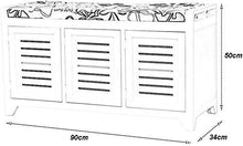 YANG Imbottiti poggiapiedi 2 Livello Wooden Shoe Storage Rack Petto Camera Change Scarpe Panca for spogliatoi Dressing Table Sgabello ottomano Carico 250kg 90X34X50CM (Color : B)