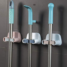 ZXCASDF Gancio Mop WC Appeso Punzonatura Connessione A Parete Viscosa Adesivo Gancio Mop Mop Fermaglio Stoccaggio Cremagliera Scopa Artefatto Stabile Antiscivolo E Non Cadrà,Bianca