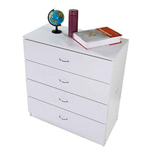 SUNTAOWAN Camera da Letto Comodino in Legno a 4 cassetti Mobili da Camera da Letto Dresser Dresser Cassetto da Tavolo Mini Comodino