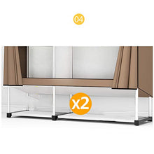 XYBB Armadio Camera da Letto Appendere Tessuto Tessuto Telaio Telaio Armadio Camera da Letto Mobili 170 * 105 * 45cm 4