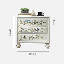 Cassettiera Night Stand For Camera Da Letto Completamente Montato Governo Di Legno Di 3 Cassetti Bianco Comodino Cassetti Cassettiera Da Posizionare Sul Pavimento Del Governo Robusto Durevole Semplice