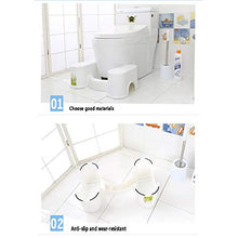 Sgabello da Banco per Toilette Sgabello Sgabello Anti-Pattinaggio Anti-Pattinaggio Bagno Seduto sul Dispositivo Ausiliario Corretto Toilet Toilet Pedone Sgabello (Size : H23cm)