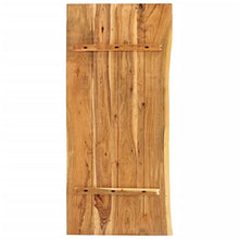 vidaXL Legno Massello di Acacia Piano per Lavabo Bagno Ripiano per Lavello Rustico Mensola per Lavandino Accessori per Bagno 118x55x2,5 cm