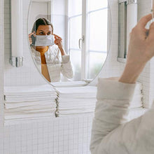 Luxshiny Specchio da Doccia Antiappannamento Specchio da Barba Bagno Senza Nebbia Specchio per Il Trucco Specchio Cosmetico per La Decorazione Della Camera da Letto 17. 3Cmx13. 2 Cm