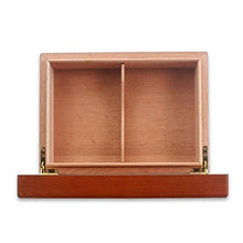 Cigar Box, Cigar Box Cigar Humidor Legno di Cedro Cigar Box Portatile Piccolo Humidor può Contenere 20 Alta qualità (Size : 29x21x8.5cm)