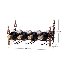 WZHZJ Bottiglie da dell'organizzatore del Supporto, Vino ripiano, portasciugamani for Cucina Dispensa Cabinet, Tenere 4 Bottiglie