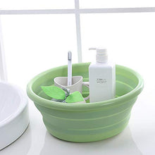 George zhang Bacino Pieghevole lavabo Portatile lavabo in plastica lavabo in Silicone per Bambini lavandino lavabo pediluvio da Viaggio per Studenti di Piccole Dimensioni,Blue