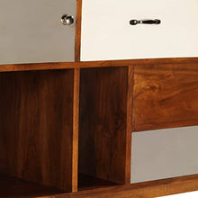 vidaXL Credenza Vintage con Cassetti Armadietto Mobile Cassettiera Dispensa Vetrina Arredo Soggiorno Armadio Arredamento Legno Massello Acacia