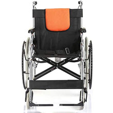 Sedia A Rotelle Manuale Semovente Pieghevole Leggera con Freni A Mano E Cuscino, per Adulti, Portatile A