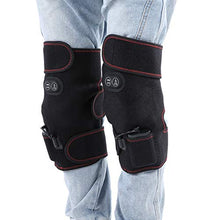 Nivvity Ginocchiera riscaldata, Ginocchiera riscaldante elettrica Ginocchiera Unisex con Massaggio a Vibrazione riscaldata