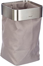 blomus Portasciugamani per ospiti, in acciaio inox opaco, tortora, 16 x 15 x 25 cm