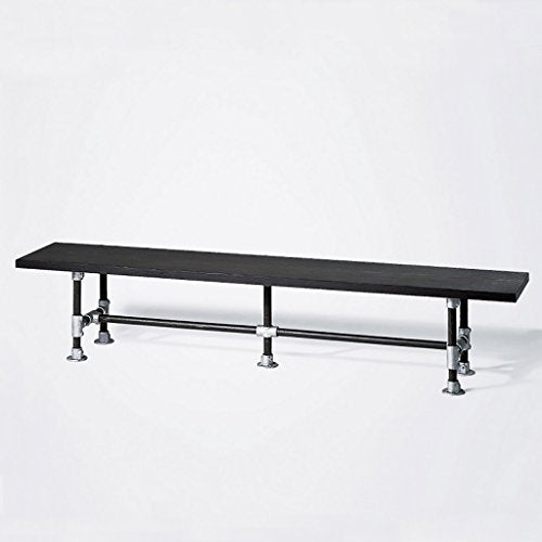 Stores Panca, Panca in Ferro battuto a soppalco, Panca per Il Riposo del Tubo, Panca per Il Riposo del Retro spogliatoio, Panca per Ingresso del Salotto (2 Dimensioni) (Dimensioni : 100 * 40 * 45cm)