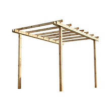 Pergola autoportante 300x400 cm in legno di pino massello impregnato in autoclave gazebo pergola da giardino made in Italy