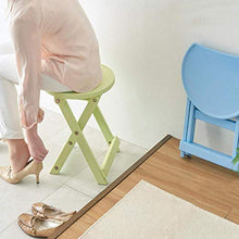 AJH-Sgabelli da Bagno Sedie Pieghevoli Multiuso Gomma Legno Antiscivolo Cuscinetto anticorrosivo Forte Moda Portatile Creativo Bar Cambia Scarpe Cibo
