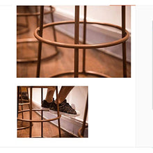 ZWJ-Sgabelli da Bar Sgabelli da Bar,Sedia Bancone Cucina Colazione con Seduta Imbottita, più Comoda (Color : Black)