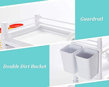 DHR- 3-tier Carrello Medical Clinic Infermiere, salone di bellezza Carrello con doppie Cassetti e Dirt Bucket, plastica strumento di spesa più, 330lbs carico Bagagli servizio di bellezza trolley