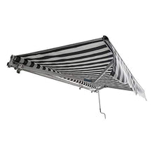 TolleTour Tenda da Sole, Tenda da Sole a Bracci Estensibili, Tenda da Sole per Esterno, Tende da Sole per Esterno Avvolgibili, Protezione dal Sole, 350 x 300cm, Grigio e Bianco