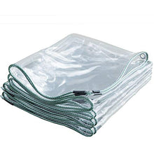 FYQF PVC Esterna Impermeabile di Plastica Telone, Trasparente Antipioggia Addensare La Protezione Solare Panno, Adatto A Balcone, Case, Giardini E Campeggi,1mx1.5m