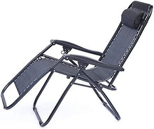 Confortevole pieghevole Zero Gravity Sedie sdraio sdraio reclinabile per spiaggia patio giardino campeggio