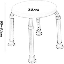 Impermeabile Bath Chair 32 * 32~51 Centimetri di Anziani Bath Chair Rotonda Sgabello Antiscivolo Bagno Solid Sgabello Robusta