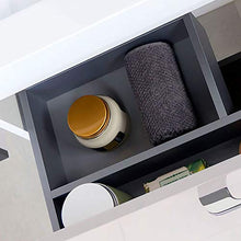 Randalsa Happy mobili 60 cm | Bianco | 61 x 91 x 46 cm | Mobile con 2 cassetti + lavabo in cerámica