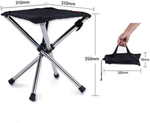 JUNC. Sgabello Pieghevole Retrattile Camping Sedia da Pesca Portatile all'aperto Portatile Portatile Sedia Pieghevole carico Cuscinetto da Viaggio Picnic sedie da Spiaggia Leggera Campeggio Portatile
