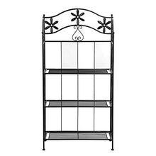 CHHD Supporto per Piante, scaffale Multifunzione in Metallo a 3 Livelli Supporto per Fiori Scaffale per libreria Scaffale per scaffali Organizer per Ufficio in casa Soggiorno Bagno, 58