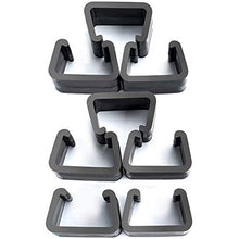 Kuinayouyi - Clip per mobili da giardino, in vimini, per sedie in rattan, con clip di fissaggio, 8 pezzi, 6 cm