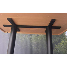 Mathi Design - Tavolino alto effetto cemento, colore: Grigio