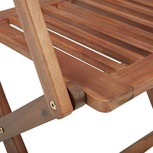 vidaXL 4X Legno Massello d'Acacia Sedie da Giardino Pieghevoli Sedute Esterni