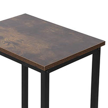Ausla Set di tavole da bar, set da bar con 2 sgabelli da bar, set da 3 pezzi, tavolo da pranzo con robusto telaio in metallo per soggiorno, sala da pranzo