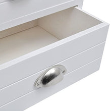 Set di 2 tavolini da comodino con 2 cassetti, tavolo da notte, in MDF, armadio da comodino, resistente e ideale per camera da letto, soggiorno, 38 x 28 x 38 cm, Bianco