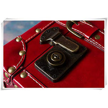 Armadi Grande Scatola di immagazzinaggio di Bagagli a Mano Valigia Rossa Mobile Bagno Camera da Letto (Color : Red, Size : 59X36X24)