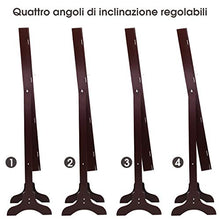 COSTWAY Armadietto Portagioie Specchiera per Gioielli con Chiave e Luci LED, Specchio Figura Intera da Terra, 160x41,5x37cm (Marrone)