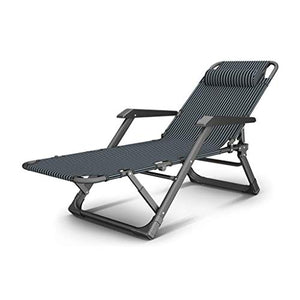 Lettini Prendisole,Sedia reclinabile reclinabile da Giardino Resistente gravità Zero,Sdraio Sdraio Pieghevole Impermeabile Leggera per Campeggio all'aperto sulla Spiaggia,Blu (Colore:Blu-1)