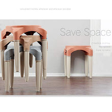 H-M-Shelf Sgabello di plastica Sgabello per la casa Sgabello per la casa Sgabello da Bagno Sgabello Antiscivolo Soggiorno Piccola Panca Scarpe da Panca Sgabello 24x24x28.8 cm, 26x26x33cm