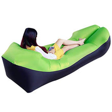 HongTeng Divani Divano Gonfiabile Anfibio Multifunzionale Divano Portatile Piscina Portatile all'aperto Spiaggia Cuciture Cuciture Sacco a Pelo Letto 70 × 220 cm (Color : Green)