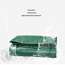 MHBGX Telo Impermeabile per Esterni Resistente, Tessuto Biadesivo in Pvc Verde per Tenda a Baldacchino, Camper o Copertura per Piscina,3X4M,3X4M