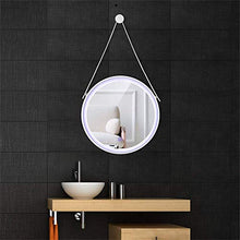ZCY Specchio per Trucco a LED da Parete Nordico Specchio Rotondo Specchio da Bagno a Parete Specchio da toeletta, Specchio, Decorazione da Bagno, Specchio sospeso