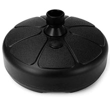 Oulian Base Rotonda per Ombrelloni, Base per Ombrellone da Giardino Plastica, Riempibile con Sabbia/Acqua, per Esterni, Patio e Cortile, Adatto per aste da 35-38 mm