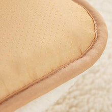 QVIVI Materasso Futon, Pieghevole Agnello Peluche Tinta Unita Antiscivolo Pavimento Materassi Letto futon Addensato Materasso Tatami Beige 1.2 * 2M
