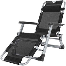 CCLLA Lettini da Sole Leggeri Sedia a Sdraio da Giardino a gravità Zero Sedia da Giardino Sedia a Dondolo Portatile Pieghevole da Esterno Supporta 200 kg Nero